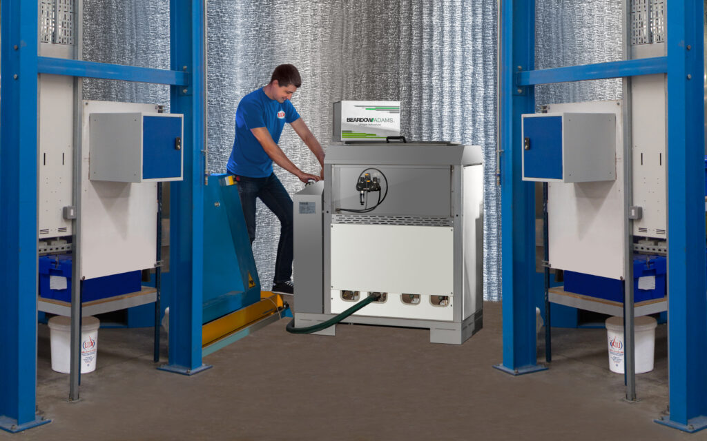 Recommended operating temperature of the adhesive