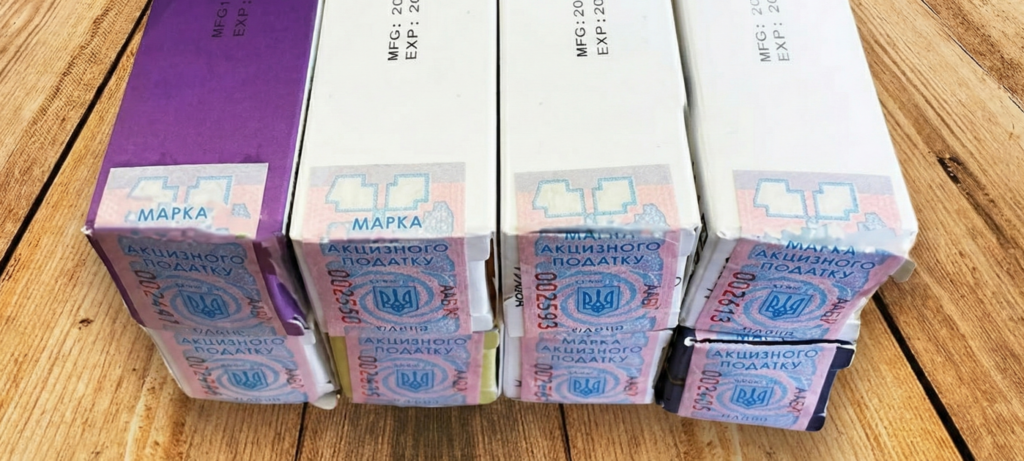 ​Клей для акцизної марки: <br>рідини для е-сигарет