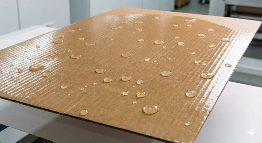 Водовідштовхувальне покриття для виробництва гофрокартону